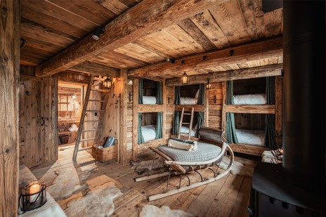 The Bunk Room at Rifugio Valgrisenche